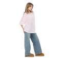 thumbnail image 3 of Forever 21 Women's Mesh Oversized Football Tee with Screened Detail, Sizes XS-XL, 3 of 5