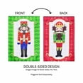 thumbnail image 5 of Evergreen Trio Nutcracker Reversible Suede Garden Flag 12 x 18 Inches Indoor Outdoor Decor, 5 of 7