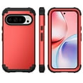thumbnail image 2 of for Google Pixel 10 Pro XL Case, Heavy Duty Military Grade Drop Protection Hybrid Cover, Rugged Shockproof Dustproof Triple-Layers Tough Phone Case for Google Pixel 10 Pro XL, Red, 2 of 7