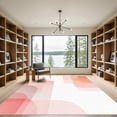 thumbnail image 2 of ODIKA 6'x9' Machine Washable Non-Slip Area Rug, Abstract Peach High Traffic Rug, Pink, 1068886, 2 of 7