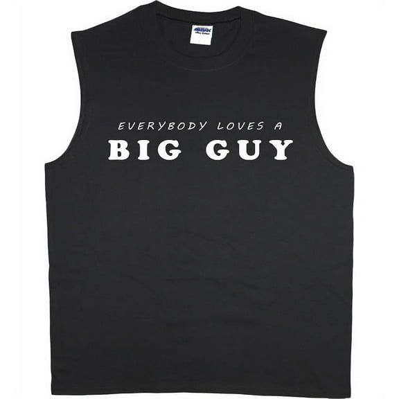Funny Big Guy Men's Plus Size T-shirt Muscle Tee