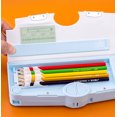 thumbnail image 4 of JHIJHOO Cartoon Pattern Multifunction Pencil Case with Pop Out Scissors & Pencil Sharpener, Assorted Colors, 4 of 4