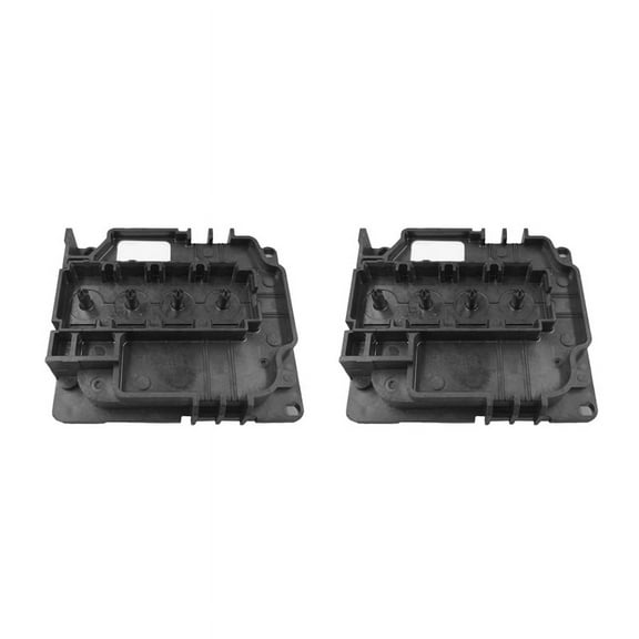 2X Suitable for 4720 I3200 Printhead Cover Printhead Adapter Manifold Suitable for Solvent UV Inkjet Printer,2 x Print head cover,black