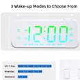 thumbnail image 4 of Despertador USB Banco de energía LED Reloj de mesa con brillo digital Regulable para dormitorio de oficina Hugtrwg Para estrenar, 4 of 9