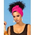 thumbnail image 3 of Hair Wrap for Black Women with Natural Hair Large Stretch Soft Edge Scarves for Braids Dreadlocks Headbands, 3 of 8