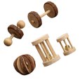 thumbnail image 3 of MasteelfCA 5pcs/Set Rabbits Chewing Plaything Hamster Molar Toy Parrot Grinding Toy, 3 of 8