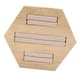 thumbnail image 3 of Bandeja De Joyería Apilable De , Vitrina De Anillas, Vitrina De Exhibición, Organizador De Tocador De Collar Para Broche, Perno Prisionero, Caja Franela Beige Fernando Soporte de exhibición de anillo de madera, 3 of 5