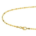 thumbnail image 6 of JewelStop 14k Solid Yellow Gold 1.2mm Diamond-cut Bar & Bead Ball Chain Necklace, Lobster Claw-16 Inches, 2.2gr, 6 of 6
