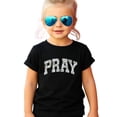 thumbnail image 3 of Camo Pray Unisex Shirt for Teens & Kids - Christian Faith Inspirational Matching Family Tee Black Shirt 18 Months, 3 of 8