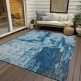 thumbnail image 6 of Addison Rugs Chantille Indoor/Outdoor Transitional Abstract Denim Washable Rectangle Rug, 10' x 14', 6 of 6