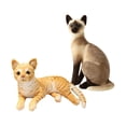 thumbnail image 1 of 2 piezas de almohada realista para gato, juguetes de peluche para dormitorio infantil, fiesta EstiloK, 1 of 9
