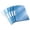 Blue, variant on Green Side Opening File Folder 5 Pack, A4 Letter Size Insert Document Organizer with Clip Closure - Durable Loose File Storage for Office SchÇ’-Ç’l