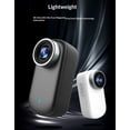 thumbnail image 3 of 4k HD Mini Thumb Action Camera, Ultra Wide Angle Waterproof Wearable, Small Pro Capture Camera, with Night Vision, Audio & Video Recording, Used for Recording Skiing, Cycling and Hiking, 3 of 17
