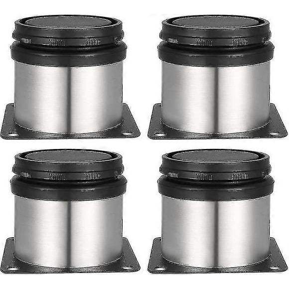 4pcs Furniture Feet, Adjustable Legs, Cabinet Legs, Thick Table Legs, Furniture Legs, Stainless Steel, Adjustable Height With Stainless Steel Screws