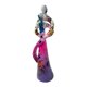 thumbnail image 4 of Figura de pareja abrazada, estatua abstracta de amante, decoración de San Valentín Rosa púrpura, 4 of 9