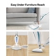 thumbnail image 5 of Steam Mop, 1500W Detachable Handheld Steam Cleaner, Fast 15s Heat-Up, 2 Dirt Grip Pads, 5 of 6