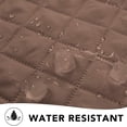 thumbnail image 4 of Housse de Sofa Matelassée Réversible, Protège-Meubles Résistant à l'Eau, Housse de Canapé Lavable avec Mousse Antidérapante et Sangles Élastiques pour Enfants, Chiens, Animaux (Sofa, Brun/beige), 4 of 7
