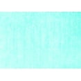 thumbnail image 1 of Ahgly Company Machine Washable Indoor Rectangle Abstract Turquoise Blue Contemporary Area Rugs, 6' x 9', 1 of 4