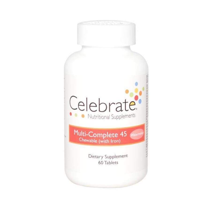 Celebrate Multivitamin Complete with 45mg Iron Chewable