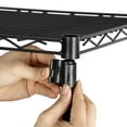 thumbnail image 3 of ZENY Storage Shelving Unit Garage Storage Tower 4 Tiers Iron 54" H 350lbs, Black, 3 of 15