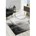 thumbnail image 4 of 2â€™ x 10â€™ Gray Distressed Swirls Runner Rug, 4 of 5