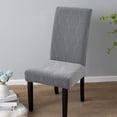 thumbnail image 6 of HongHeng Waterproof Dining Chair Covers, Chair Covers for Dining Room, Stretch Parsons Chair Slipcover, Removable, Washable for Dining Room Kitchen Chair Protector Cover, 6 of 6