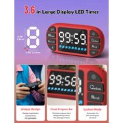 VOCOO Kids Timer Digital Kitchen Timer, Game Console Design, Large LED Display, 99-Minute Countdown Timer for Cooking Classroom Homework Exercise
