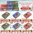thumbnail image 3 of LELINTA 24pcs Christmas Cookie Boxes for Gift Giving Christmas Bakery Box with Window Large Kraft Holiday Baking Box with Lids for Pastries Cupcakes Candy Treat and Party Favor, 3 of 8