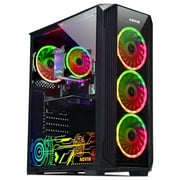 Gaming PC AQVIN ZForce Desktop Tower Computer - Intel Core i5 Processor up to 4.0GHz 32GB DDR4 RAM 1TB SSD GeForce RTX 4060 8GB GDDR6 WIFI Windows 11 Pro RGB Gaming Keyboard Mouse