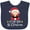 Navy Blue, variant on Inktastic Babys 1st Christmas Santa Claus Boys or Girls Baby Bib