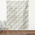 thumbnail image 3 of Ambesonne Feather Fabric by the Yard Upholstery, Composition of Quills, 1 Yard, Pale Grey and Beige, 3 of 4