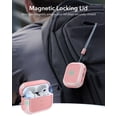 thumbnail image 4 of ESR Drop Protection Case Compatible with AirPods Pro 2nd & 1st Gen (2023/2022/2019), MagSafe Ready with Lanyard, Pink, 4 of 9