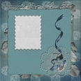 thumbnail image 1 of Ahgly Company Machine Washable Indoor Square Transitional Blue Jay Blue Area Rugs, 8' Square, 1 of 7
