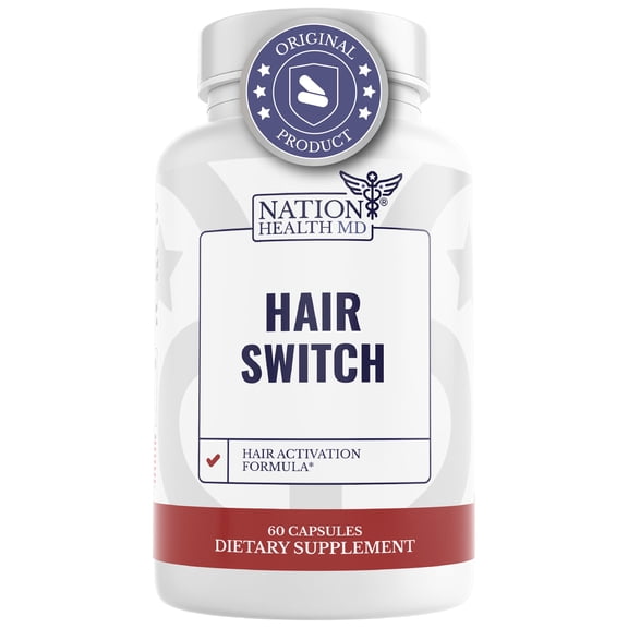 Hair Switch - Supplements for Hair and Scalp - Biotin, Zinc, Selenium, and More - Hair Activation Formula for Men and Women