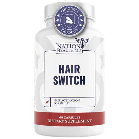 Hair Switch - Supplements for Hair and Scalp - Biotin, Zinc, Selenium, and More - Hair Activation Formula for Men and Women
