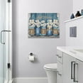 thumbnail image 5 of Farmhouse Daisy Bathroom Wall Art Rustic Daisy Pictures Wall Decor Country Daisy Painting Canvas Prints Modern Artwork Framed Decoration for Home Bathroom Bedroom Living Room 16"x12", 5 of 6