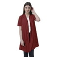 thumbnail image 1 of Moomaya Womens Half Sleeve Shrug Open Front Long Cardigan Lightweight Summer Fit, 1 of 7