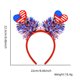 thumbnail image 3 of USA Patriotic Headband Red White Blue Star Hair Accessory Flag Hairband For Women Girls Independence Day Party Decorations, 3 of 9