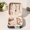 thumbnail image 6 of Alpaca Travel Portable Square Display Case: Earring and Necklace Organizer - Ideal for Girls and Women, 6 of 6