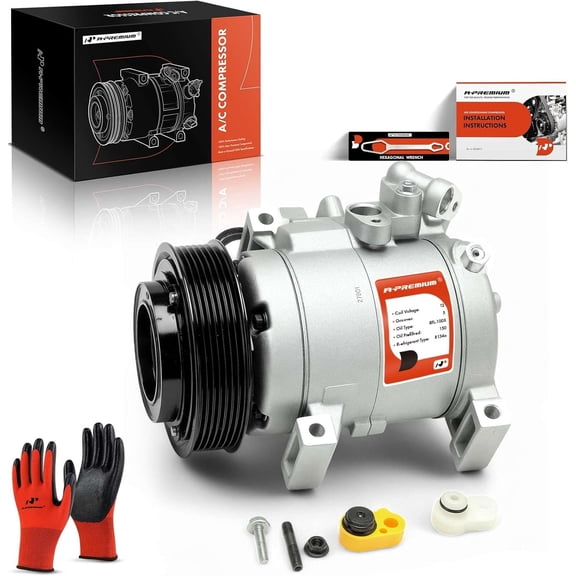 A-Premium Air Conditioner AC Compressor with Clutch Compatible with Honda CR-V CRV 2017 2018 2019 L4 2.4L