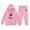 1-Pink869, variant on WOYY Girls Horse Graphic Hoodie Sweatpants Set Casual Sports Outfits Children's Clothes Sets, Sizes 2-13