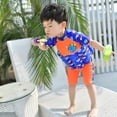 thumbnail image 3 of Bañador Flotante ESA Supplies Naranja y Azul con Gorro de Natación y Anillo Hinchable para Niños Peq, 3 of 6