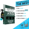 thumbnail image 2 of Flash Furniture Locking Dog Waste Bag Dispenser with Glow in the Dark Sign, Hand Sanitizer Bottle and Rain Guard - 600 Roll Bags Included, 2 of 2