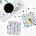 thumbnail image 4 of Kdxio Poodle Dog Funny Coasters,4 Pcs Leather Coasters,Housewarming Gifts,Protect Furniture from Water Marks Scratch and Damage, 4 of 8