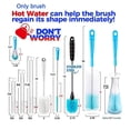 thumbnail image 3 of Bottle Brush Tube Cleaning Set, Long Handle Bottle Cleaner, 3 of 5