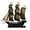 Natural, variant on Nautical Home Decor Metal Sailboat Centerpiece Ship Decor Desktop Decoration