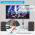 thumbnail image 2 of TAPDRA Convertisseur Audio DAC Haute Résolution pour une Écoute Améliorée Portable Plug & Play Numérique Coaxial/optique vers RCA/3,5 mm pour Usage Domestique, 2 of 5