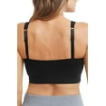 thumbnail image 2 of Amoena Womens Emilia Seamless Post-Surgical Pocketed Bra black size 40/42, 2 of 4