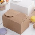 thumbnail image 2 of Matsuzay Paquete Caja Caja de almacenamiento Titular de regalo Contenedor de pastel Organizador Exquisito Festival Suministros para fiestas Cocina y Comedor Amarillo, 2 of 6