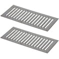 thumbnail image 3 of AMS Fireplace | Fire Pit Enclosure Vent | 321 High Gauge Stainless Steel |  Grade | Safe Ventilation | Strong, Durable, Easy Install (12x6 Inch - Set of 1, Stainless Steel), 3 of 5